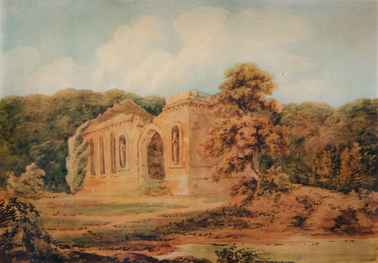 Táj romokkal, 18. század, 1935 alkotó: Thomas Girtin