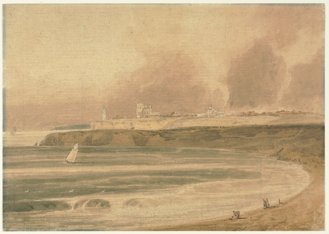 Tynemouth, Northumberland. alkotó: Thomas Girtin