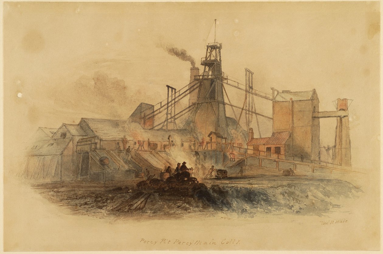 Percy Pit, Percy Main Colliery alkotó: Thomas H. Hair
