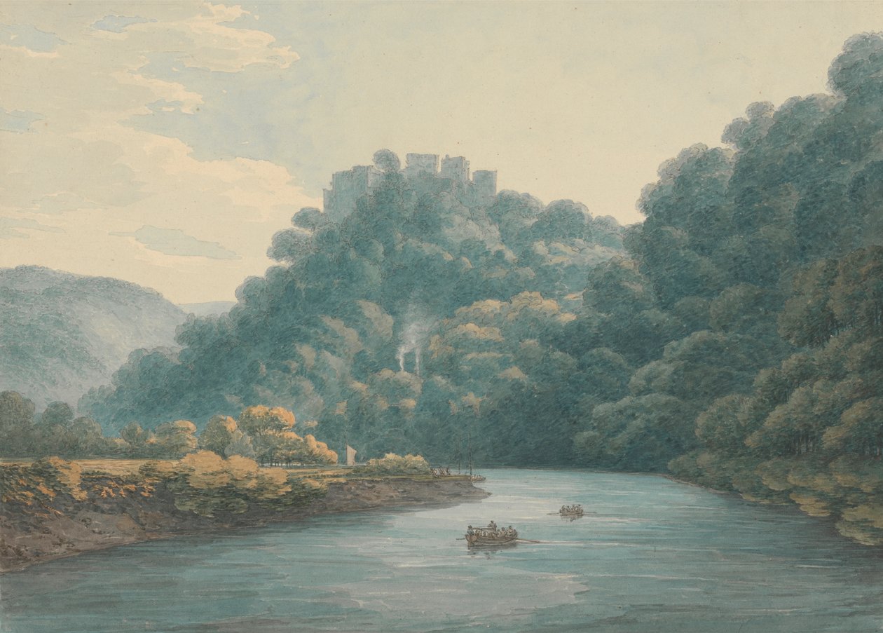 Goodrich kastély a Wye-n alkotó: Thomas Hearne