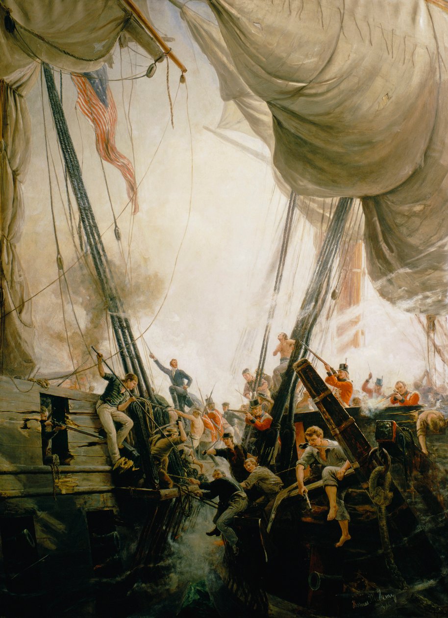 "Felszállás a Chesapeake-be" alkotó: Thomas Henry