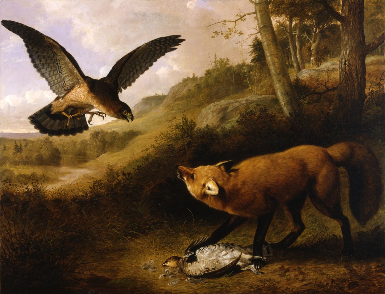 Vitatott játék, 1850. alkotó: Thomas Hewes Hinckley