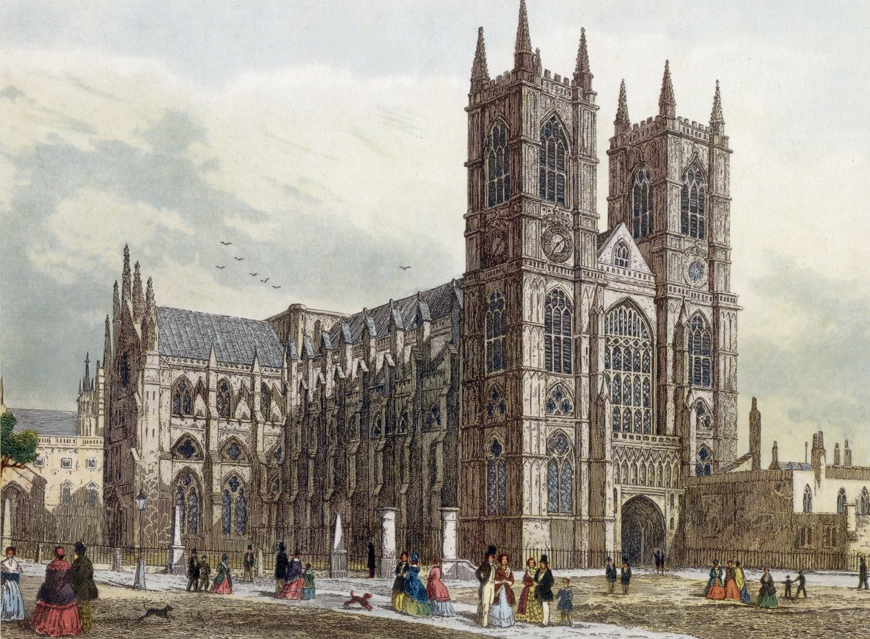 London: Westminster apátság, kb. 1840 (metszet) alkotó: Thomas Hosmer Shepherd