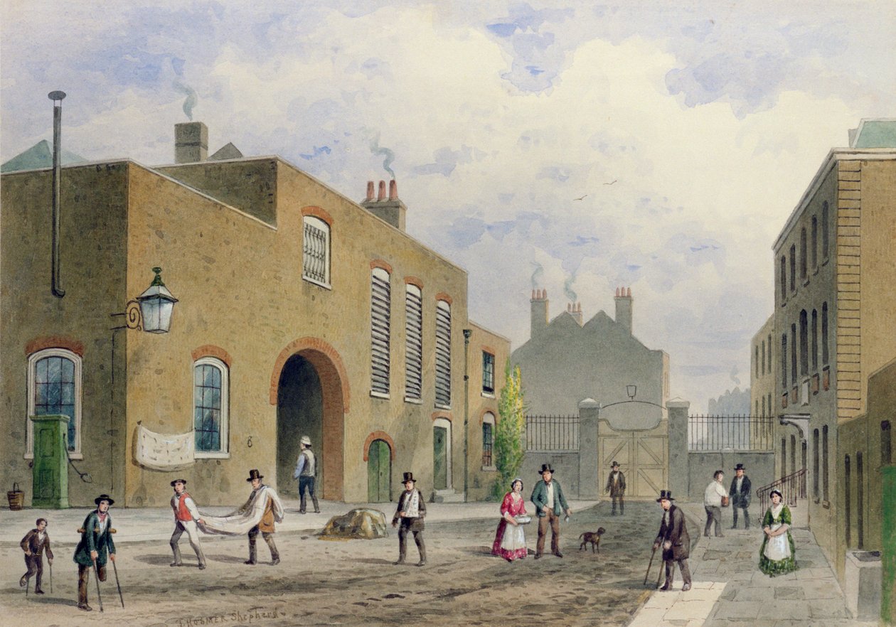 St. Thomas Kórház, Southwark, London alkotó: Thomas Hosmer Shepherd