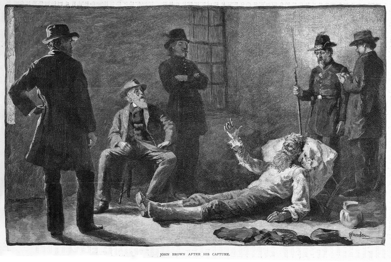 John Brown 1807-1859 elfogása után, 1859. alkotó: Thomas Hovenden