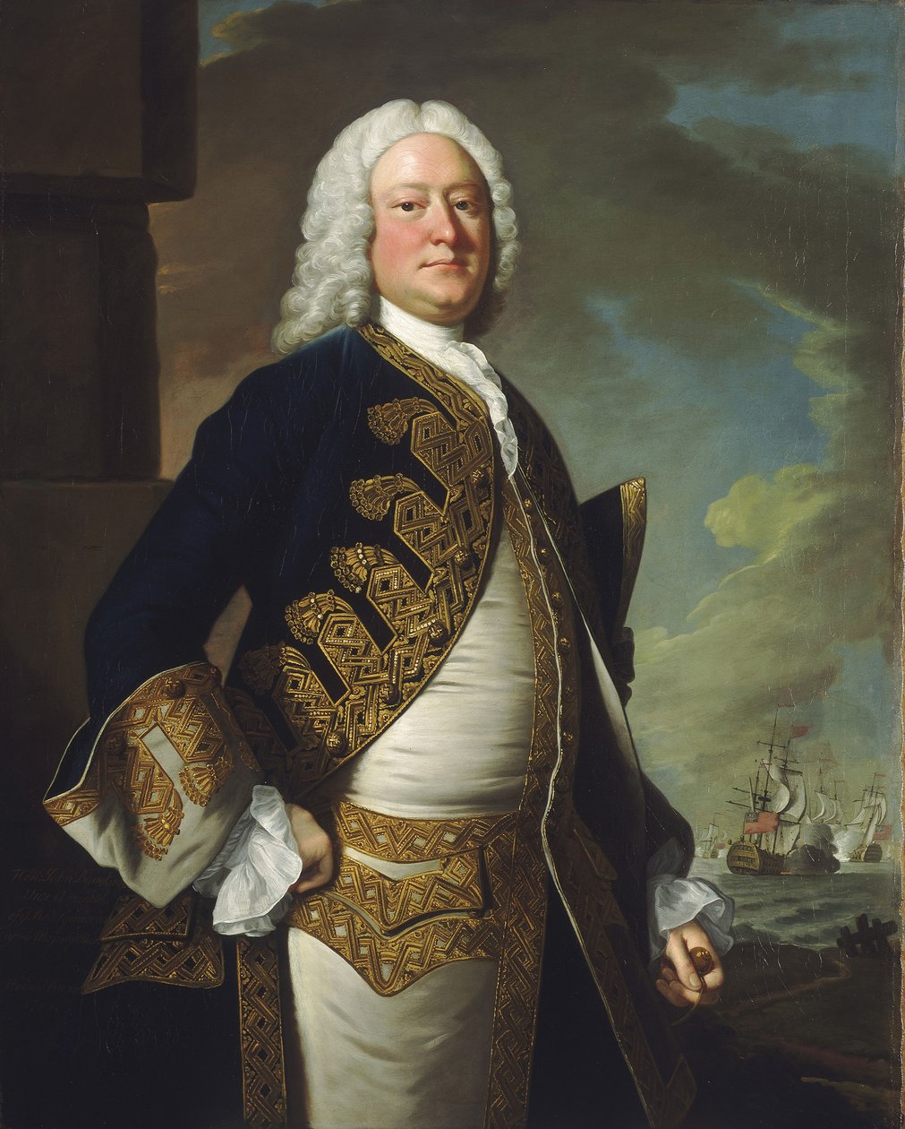 John Byng admirális (1704-1757) alkotó: Thomas Hudson