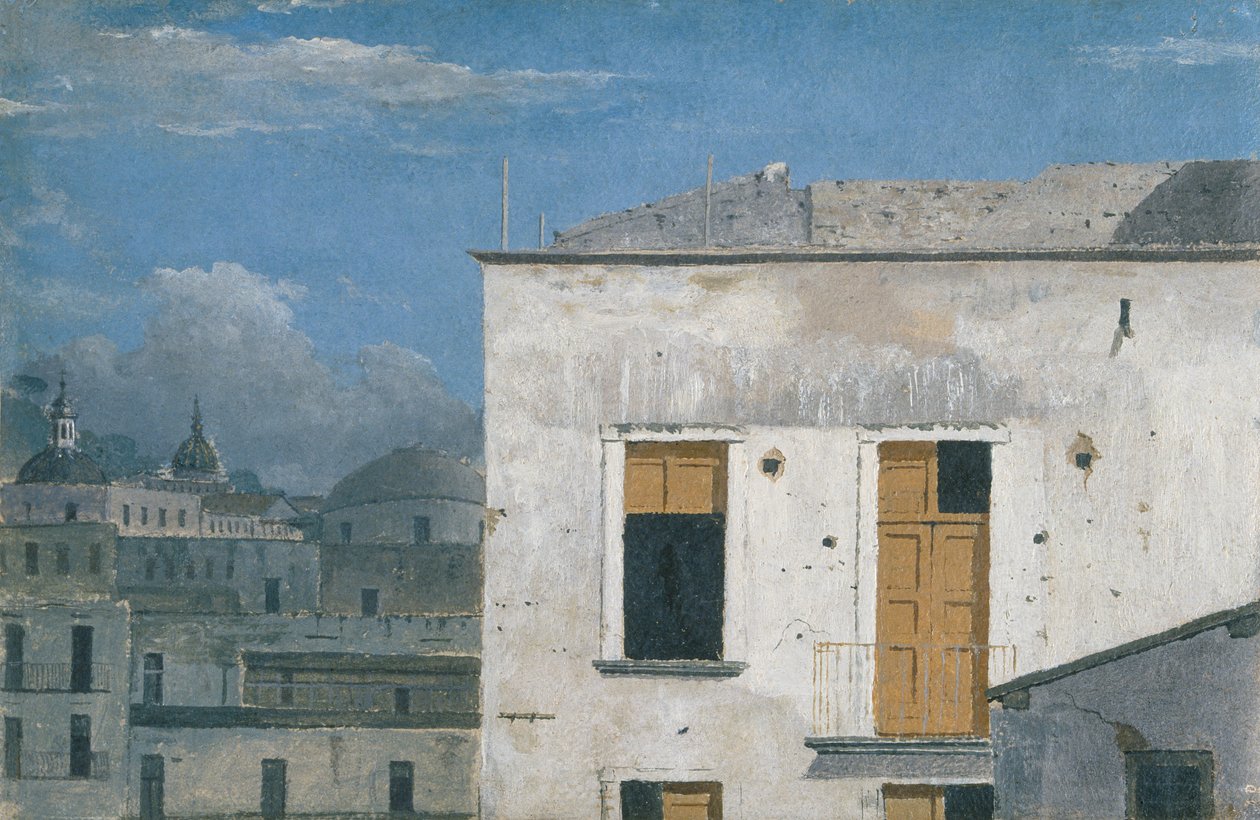 „Épületek Nápolyban”, 1782 alkotó: Thomas Jones