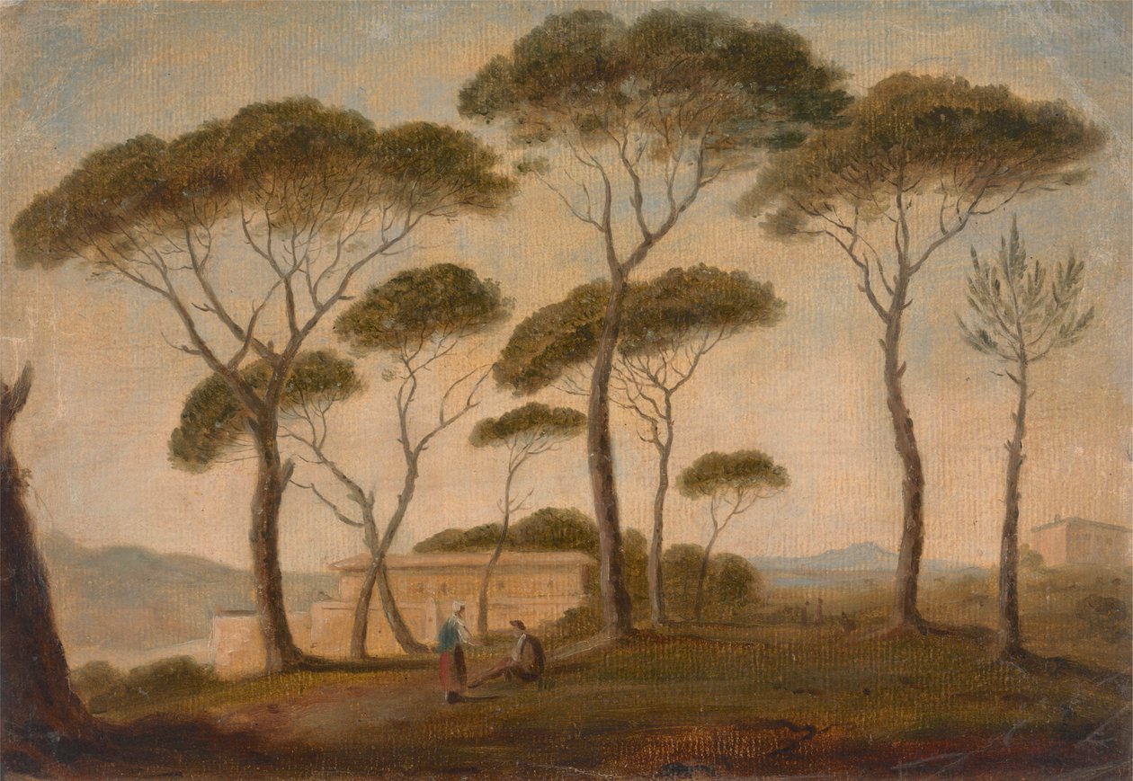 A Villa Borghese kertje alkotó: Thomas Jones
