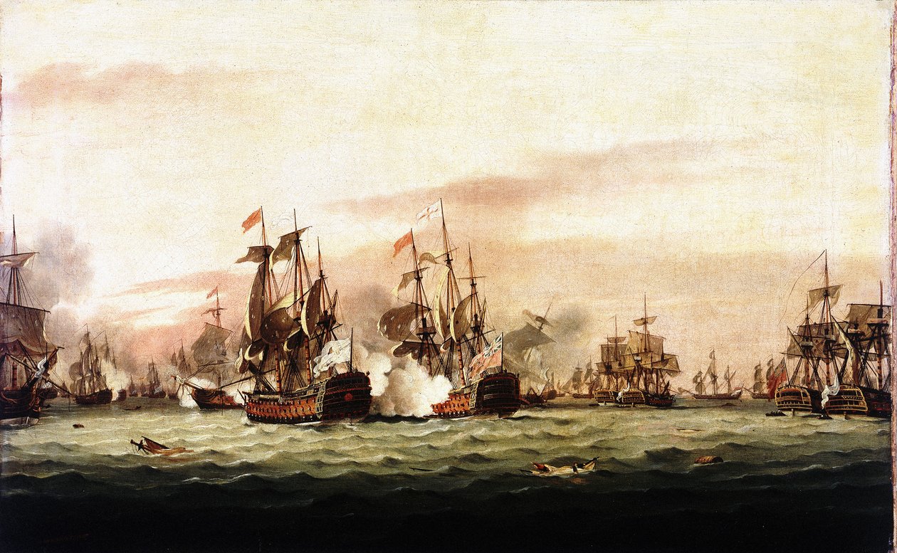 A szentek csatája alkotó: Thomas Luny