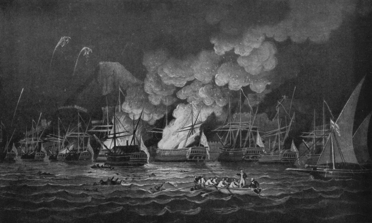 Gibraltár védelme, 1785 alkotó: Thomas Luny