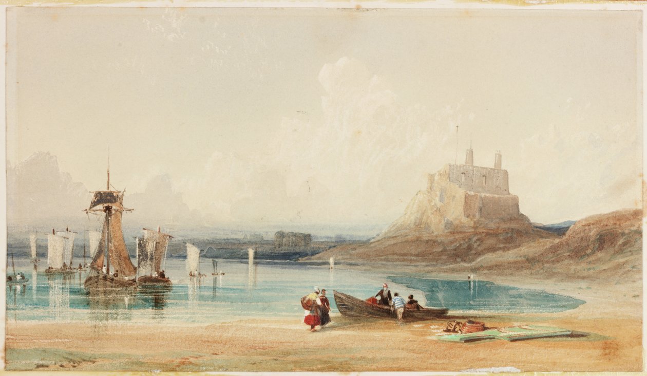 Szent Sziget (akvarell papíron) alkotó: Thomas Miles Richardson