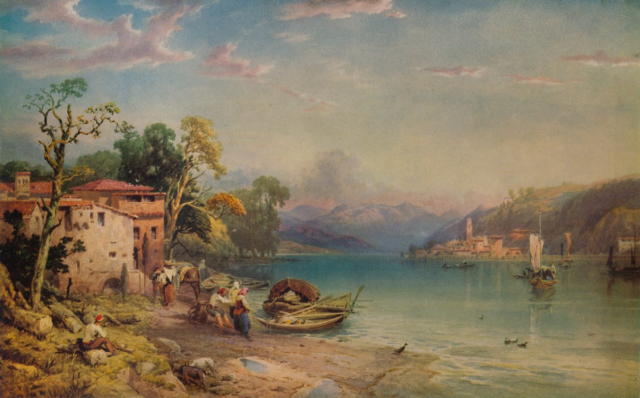 „Bellagio felé tekintve”, 1845 alkotó: Thomas Miles Richardson II