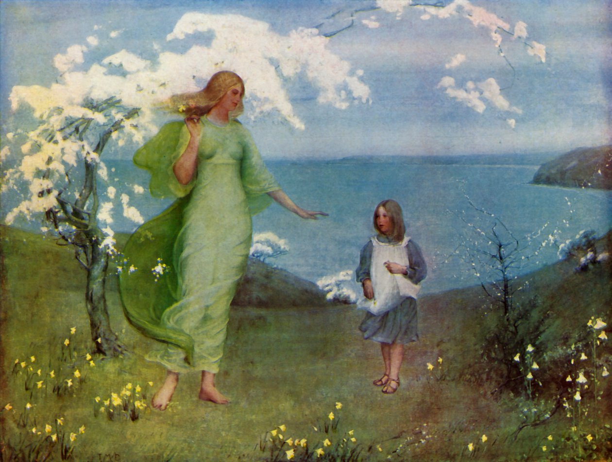 Tavaszi látomás, 1902, 1936. alkotó: Thomas Millie Dow