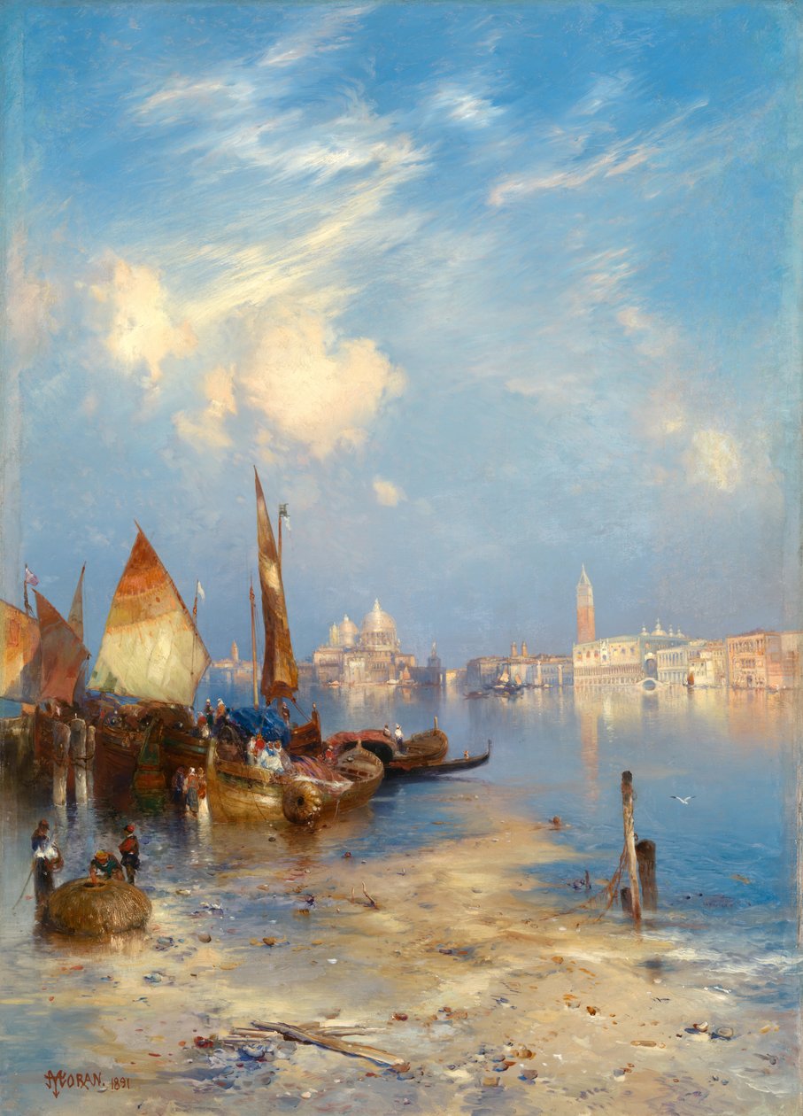 Kilátás Velencére alkotó: Thomas Moran