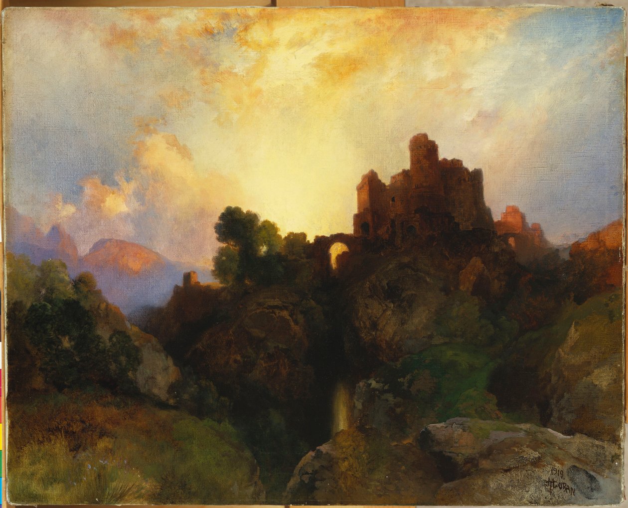 Caledonia, Stern and Wild, 1919 alkotó: Thomas Moran