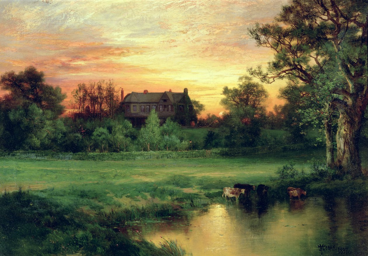 Easthampton, Long Island, 1897 alkotó: Thomas Moran