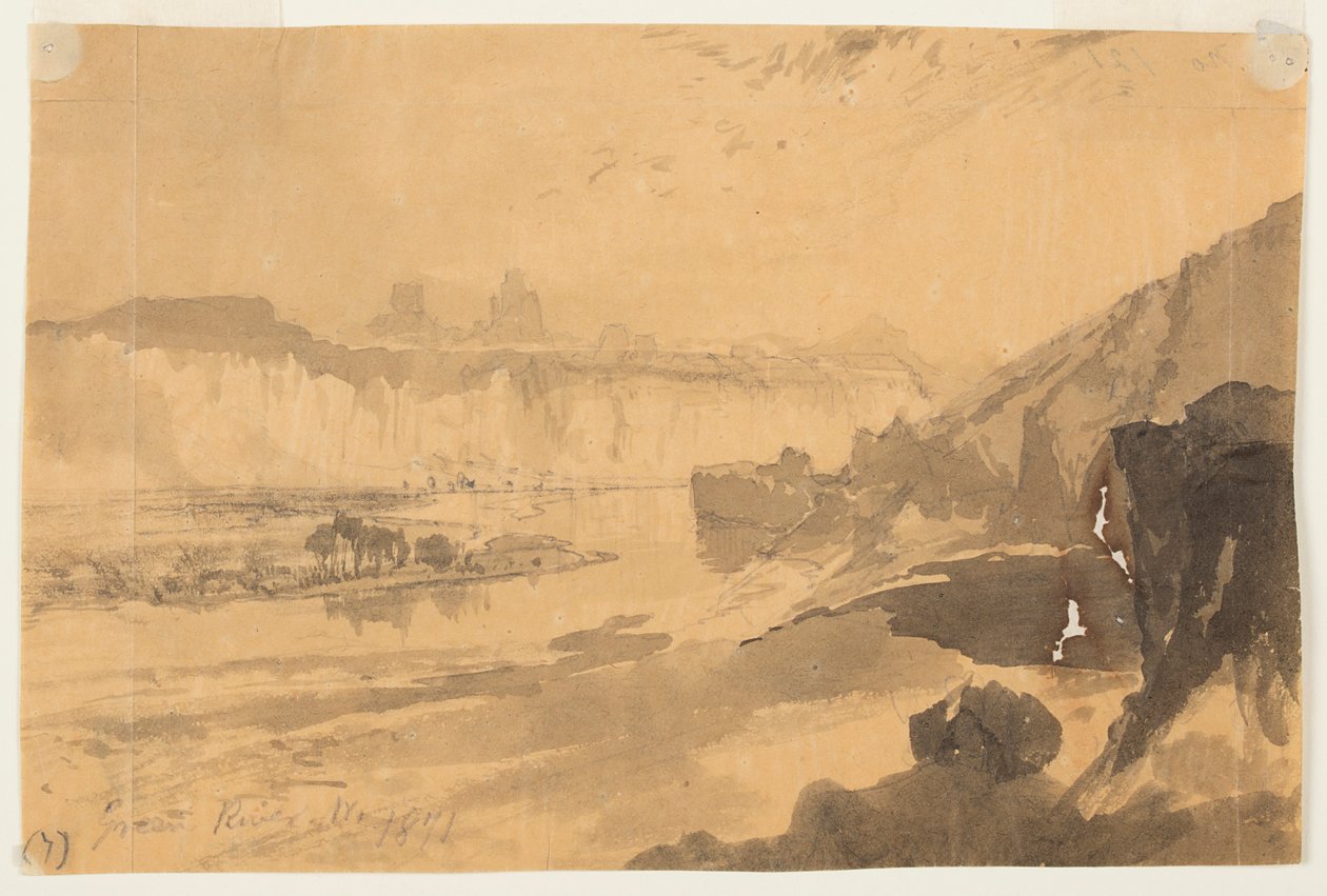 Green River, Wyoming alkotó: Thomas Moran