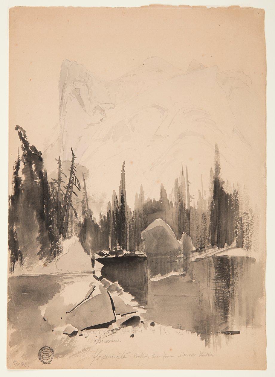Mirror Lake, Yosemite alkotó: Thomas Moran