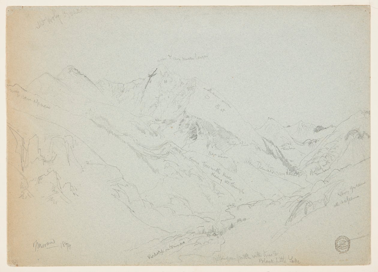 Szent Kereszt hegy alkotó: Thomas Moran