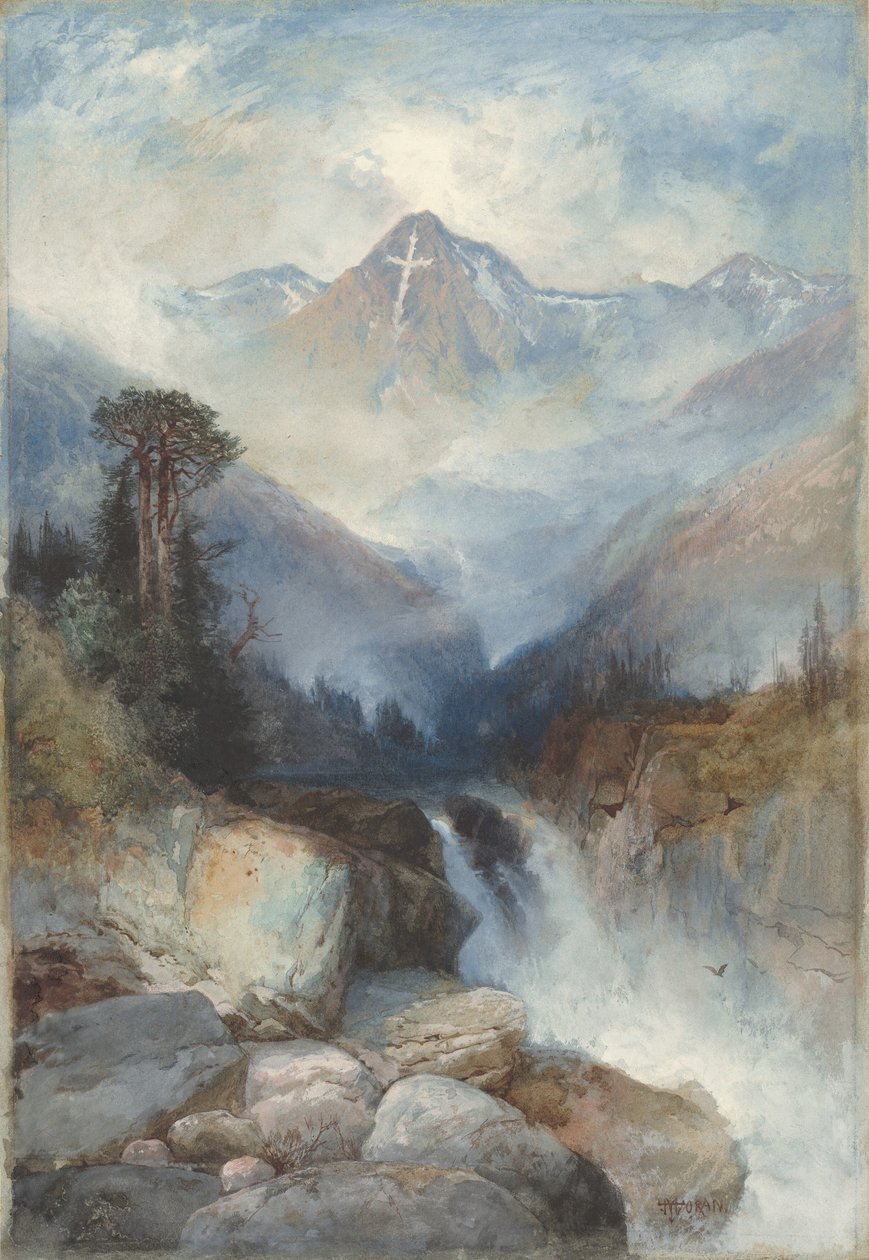 A Szent Kereszt hegye alkotó: Thomas Moran