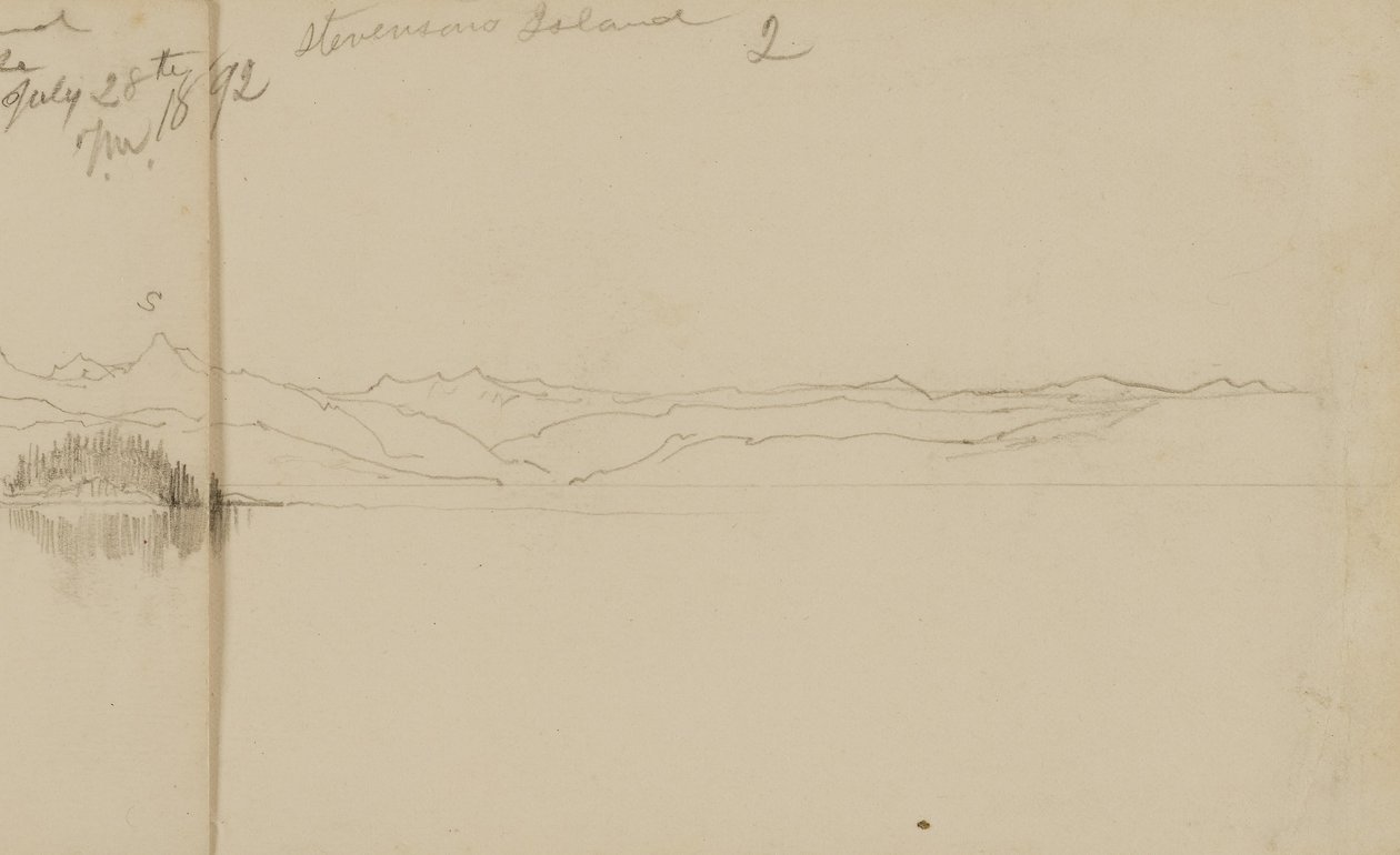 Stevensons-sziget (2. sz.) alkotó: Thomas Moran