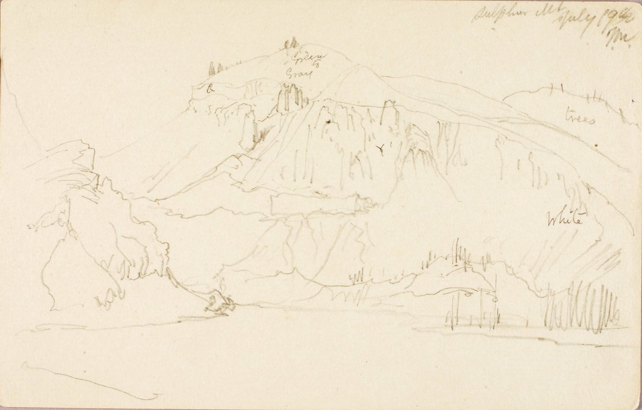 Sulphur Mountain alkotó: Thomas Moran