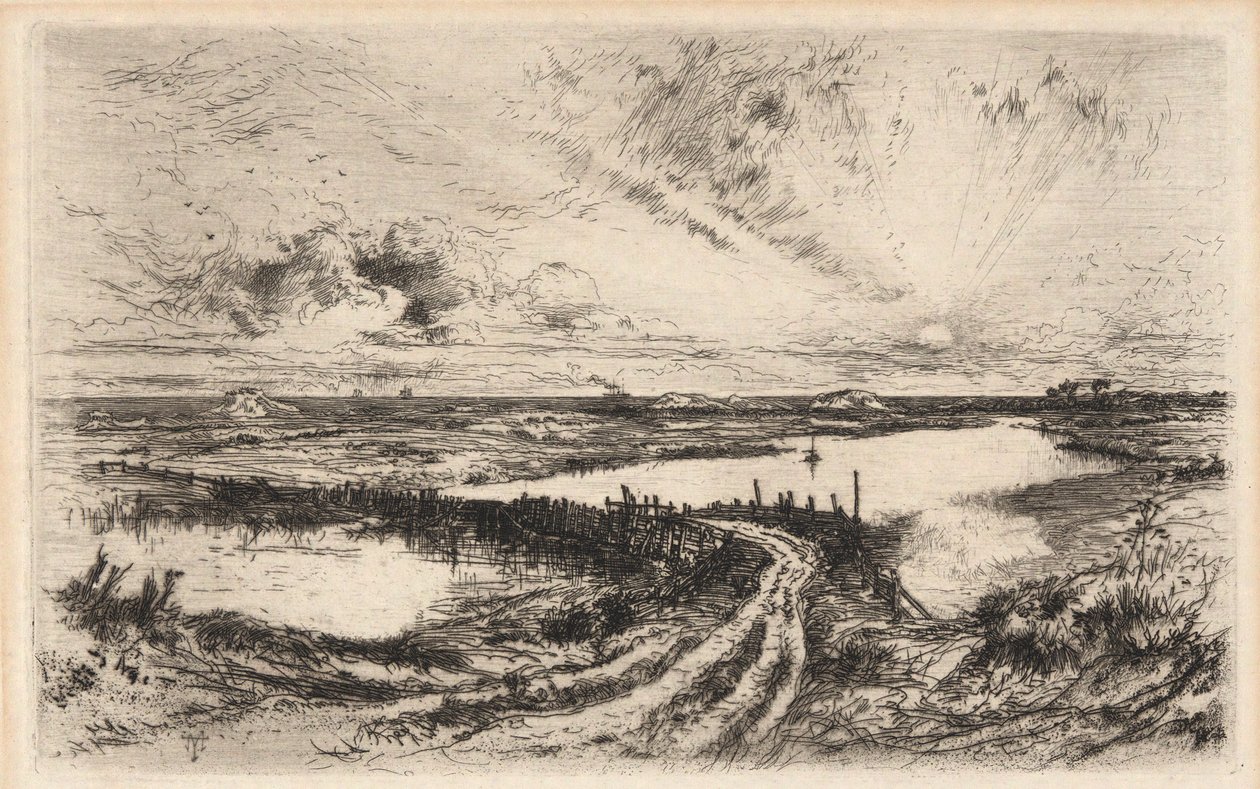 Napkelte alkotó: Thomas Moran