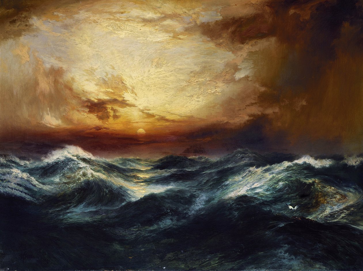 Naplemente vihar után, 1901 alkotó: Thomas Moran