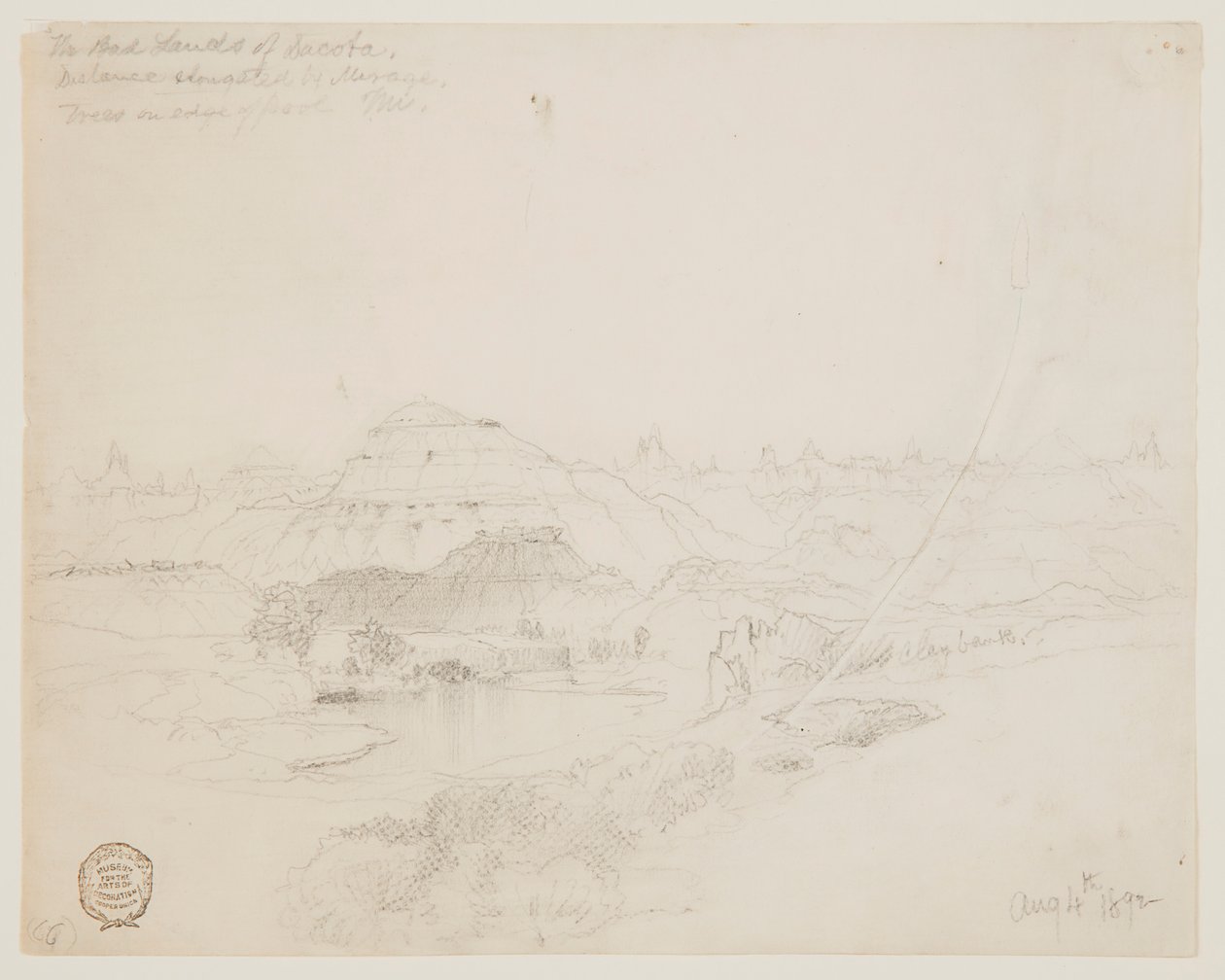 Dakota rossz földjei alkotó: Thomas Moran