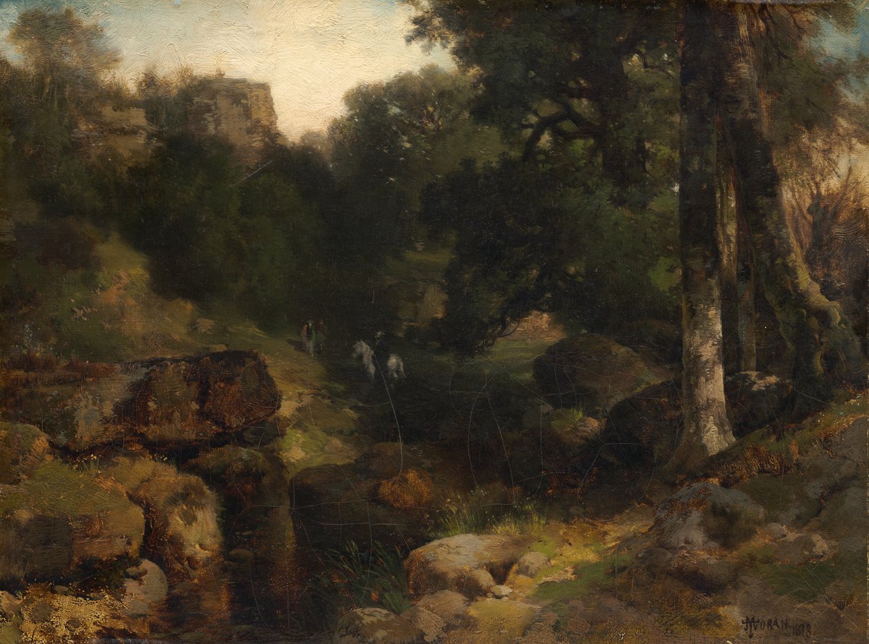 A Dell, 1878. alkotó: Thomas Moran