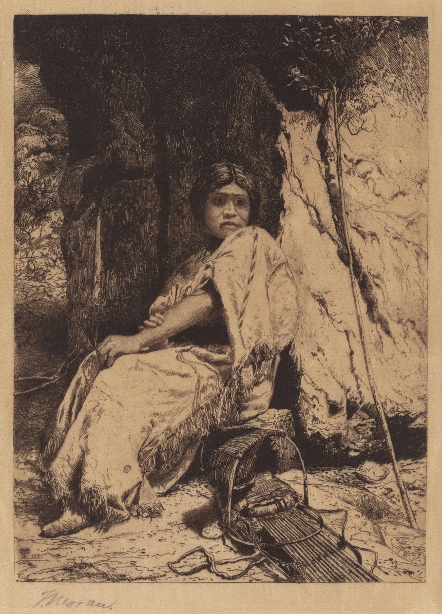 Az üres bölcső alkotó: Thomas Moran