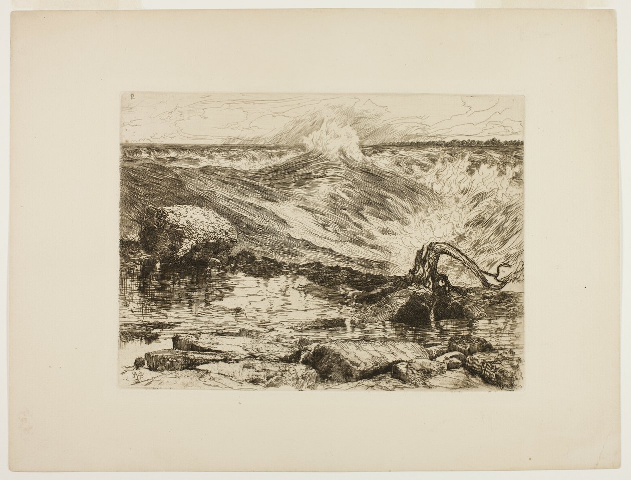 A Niagara feletti zuhatagok alkotó: Thomas Moran