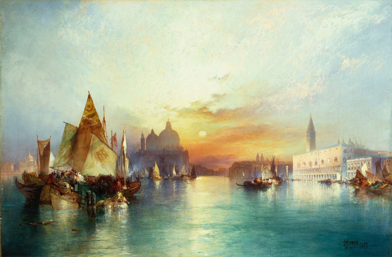 Velence, 1897 alkotó: Thomas Moran