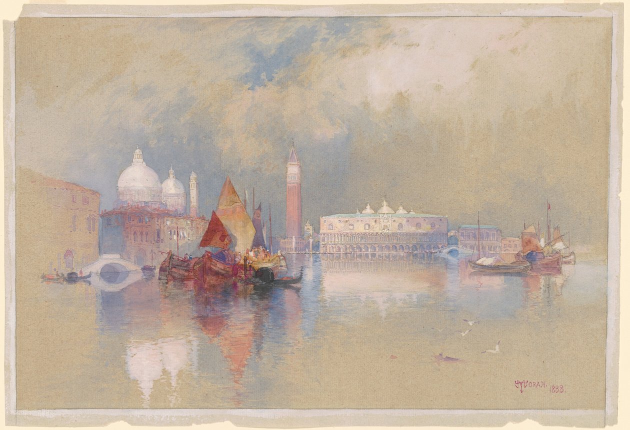 Kilátás Velencére alkotó: Thomas Moran