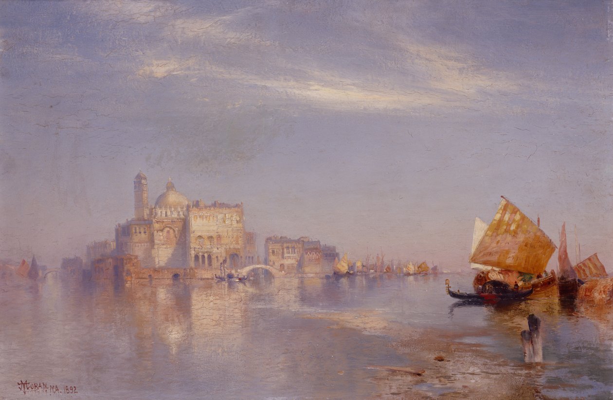Kilátás Velencére alkotó: Thomas Moran