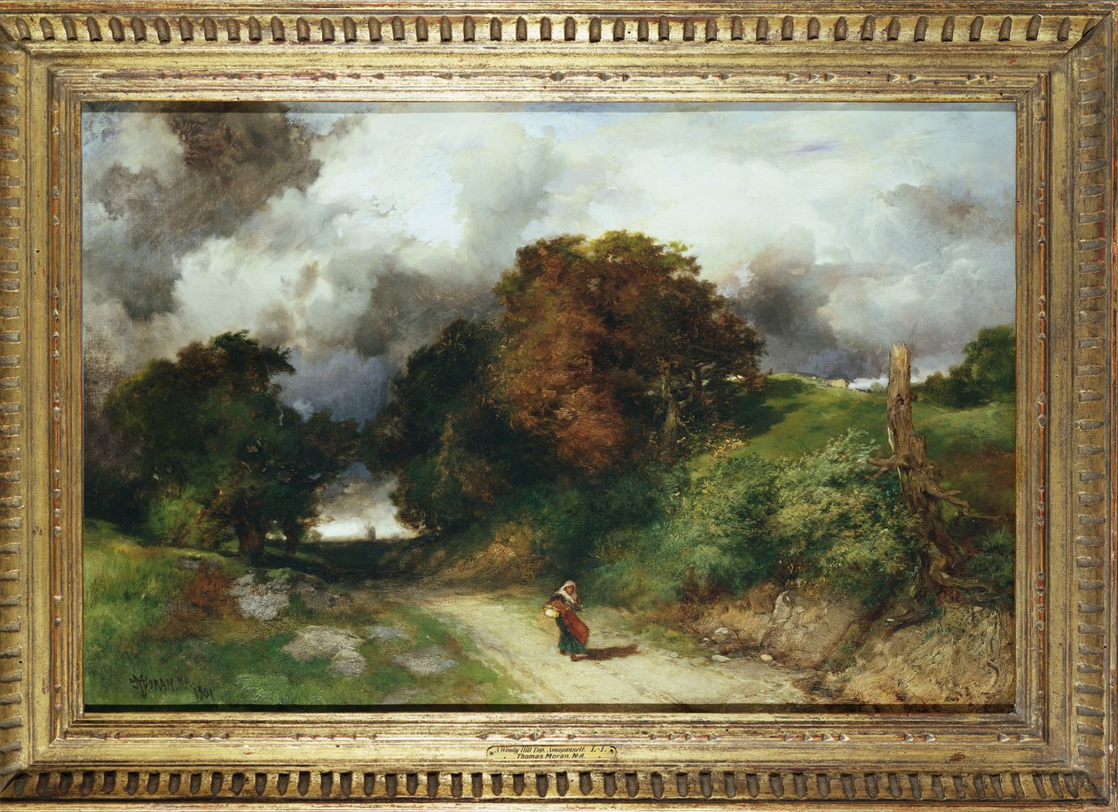 Windy Hilltop, Amagansett, Long Island, 1901 alkotó: Thomas Moran