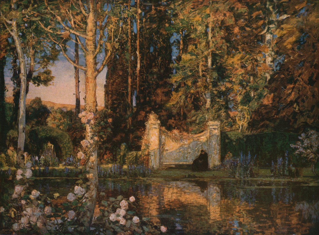 „Az emlékek kertje”, 1916-1917, c1930. alkotó: Thomas Mostyn