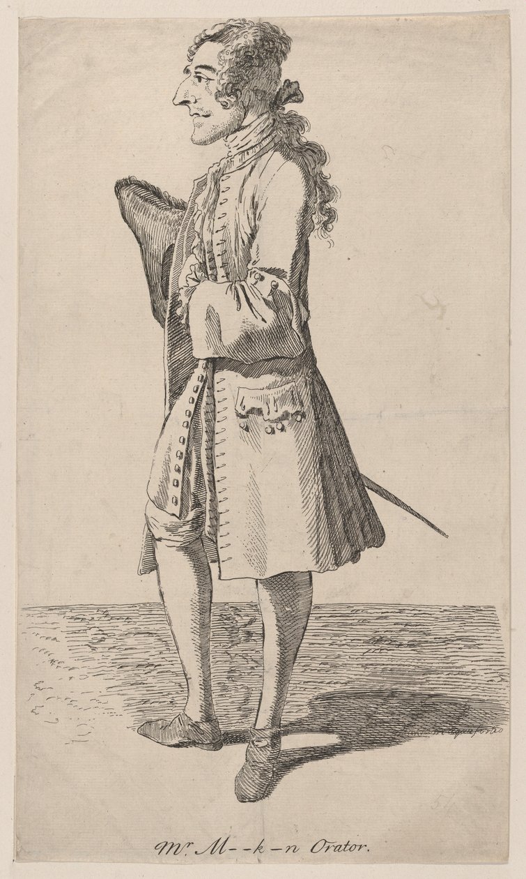 Macklin szónok, 1750-80., 1750-80. alkotó: Thomas Patch