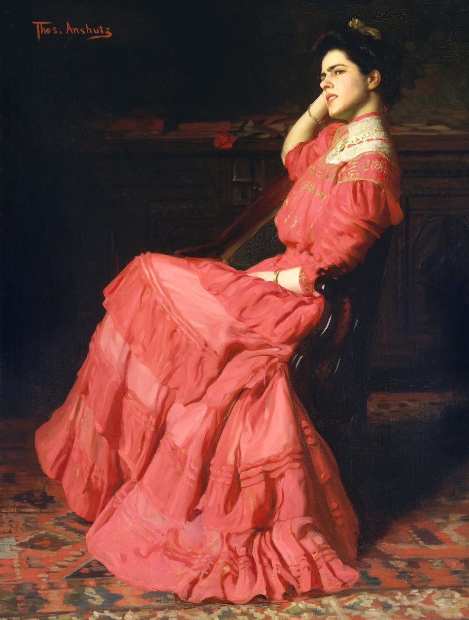 Egy rózsa, 1907. alkotó: Thomas Pollock Anshutz
