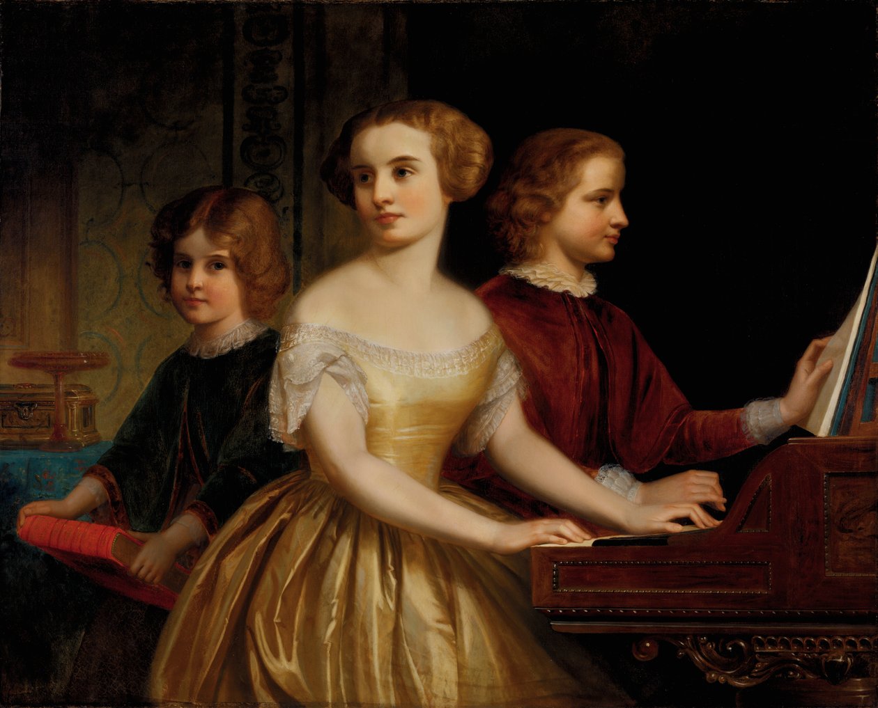 A Parmly Sisters, kb. 1857. alkotó: Thomas Pritchard Rossiter