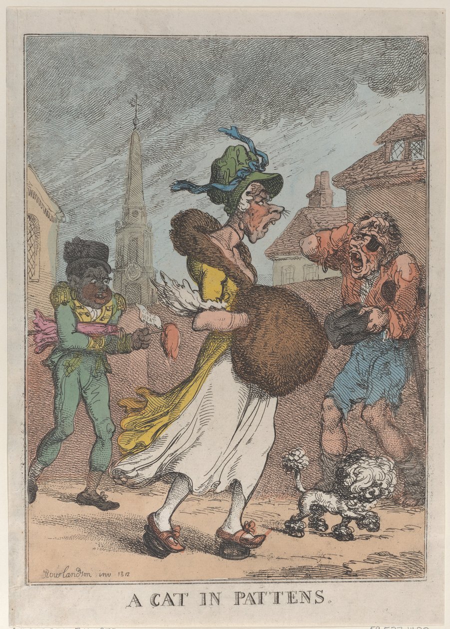 Egy macska Pattensben, 1812., 1812. alkotó: Thomas Rowlandson