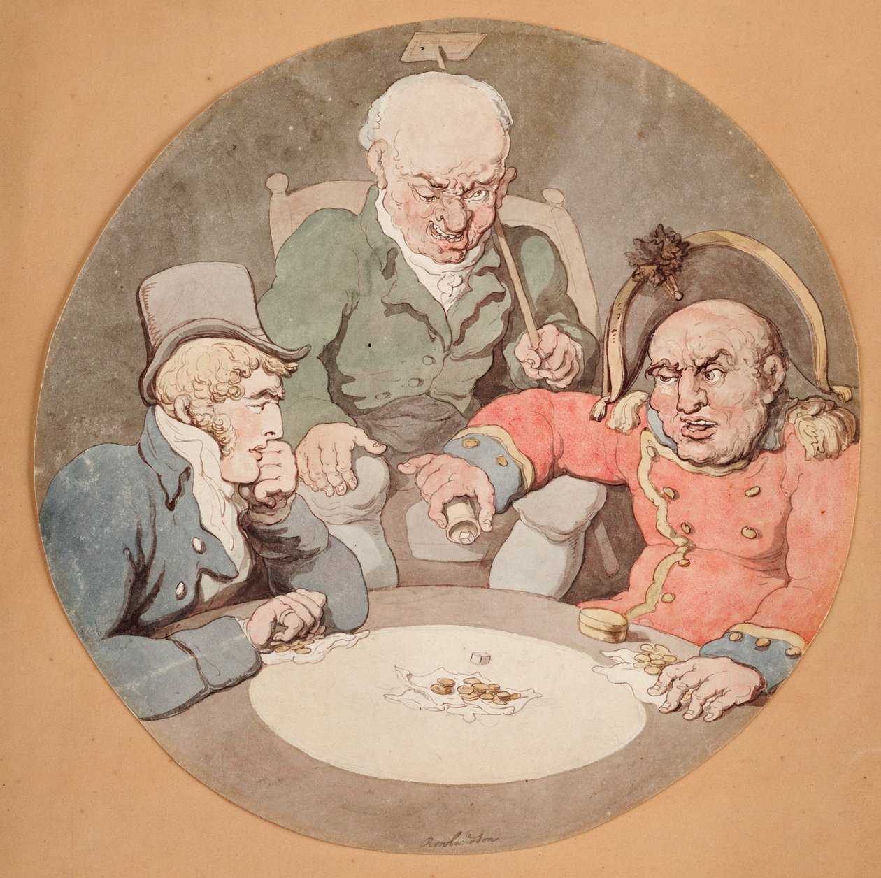 Kockajáték alkotó: Thomas Rowlandson