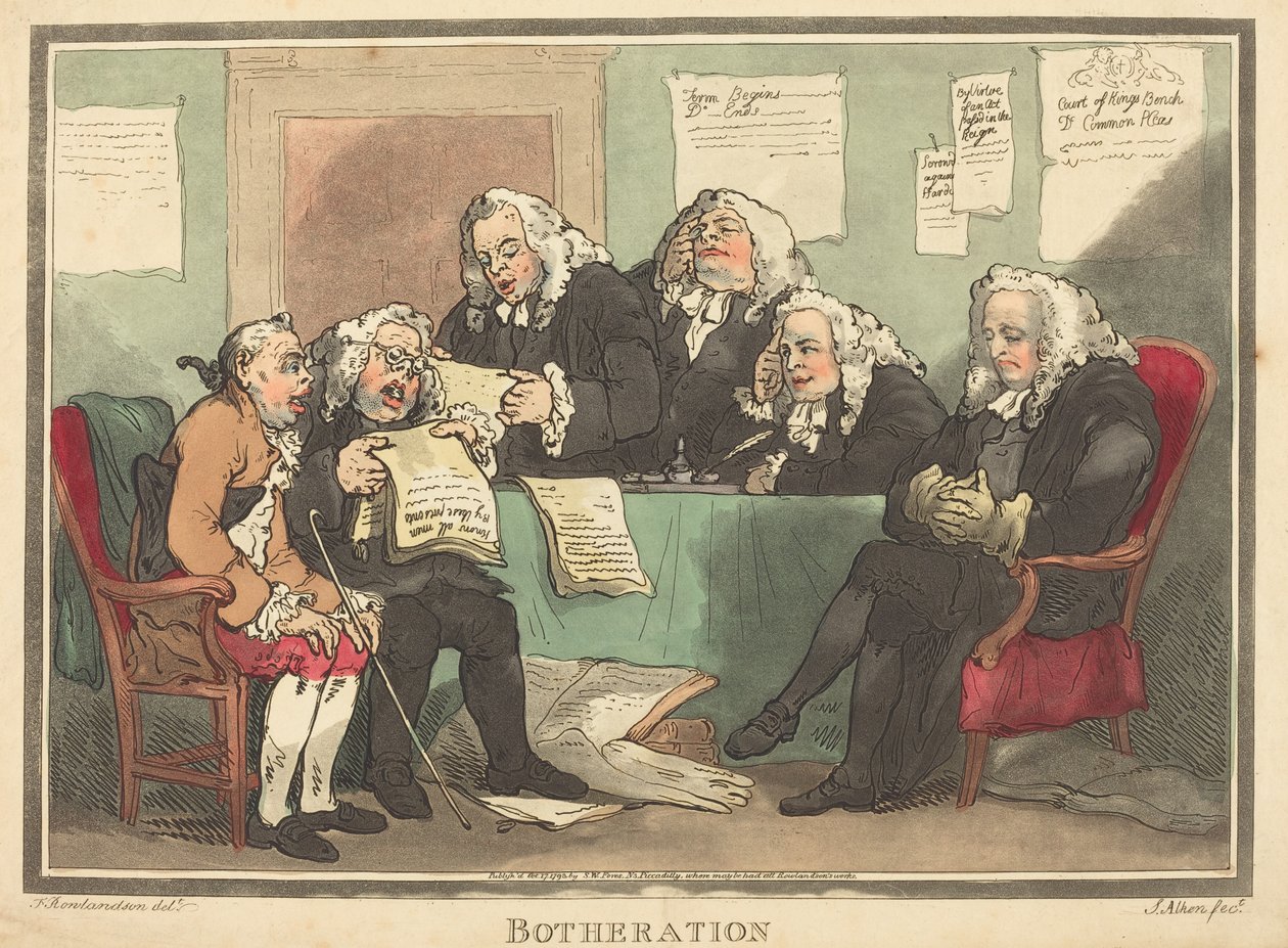 Kellemetlenkedés alkotó: Thomas Rowlandson