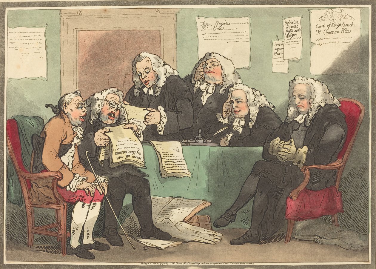 Zavar, 1793. alkotó: Thomas Rowlandson