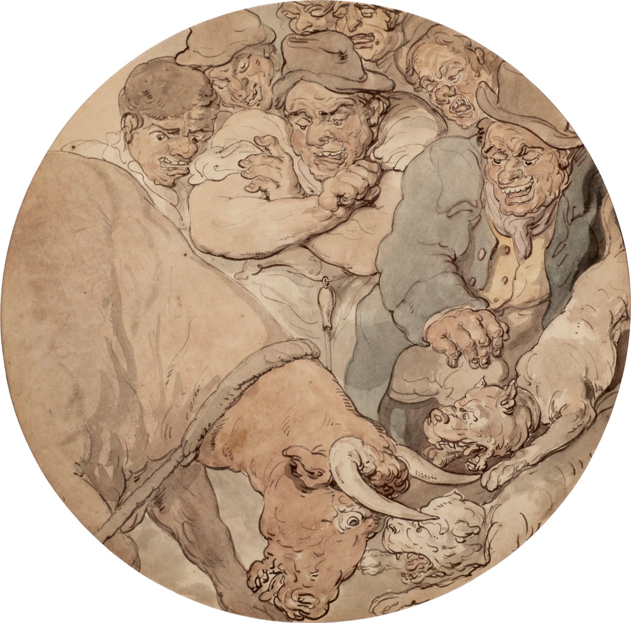 Bikacsalogatás 1810-es évek (litográfia) alkotó: Thomas Rowlandson