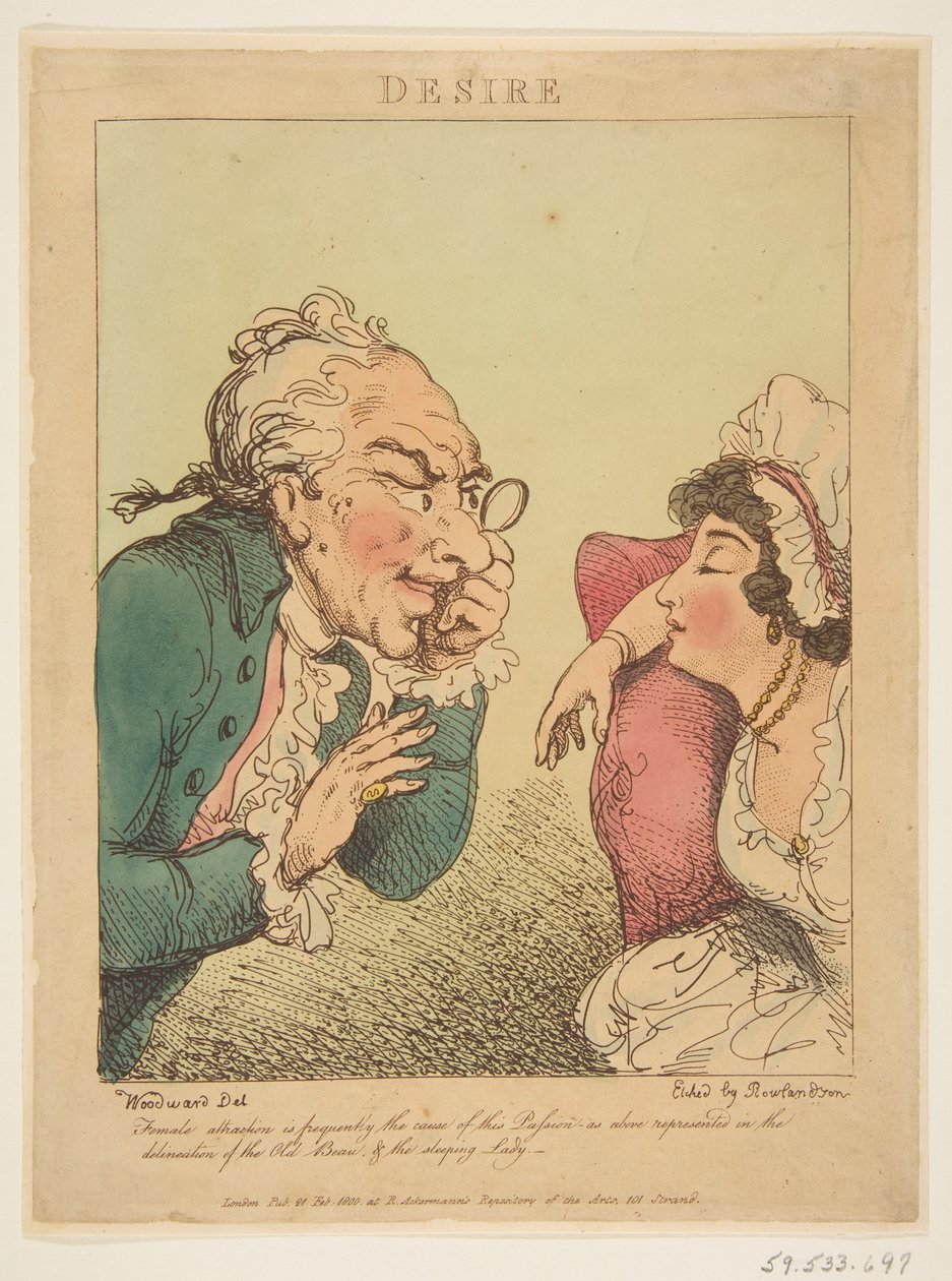 Desire, 1800. február 21. alkotó: Thomas Rowlandson
