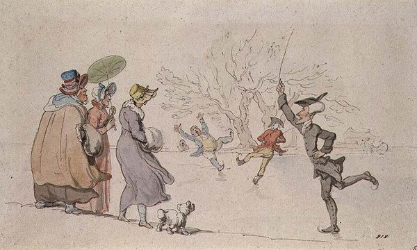 Dr. Szintaxis korcsolyázás alkotó: Thomas Rowlandson