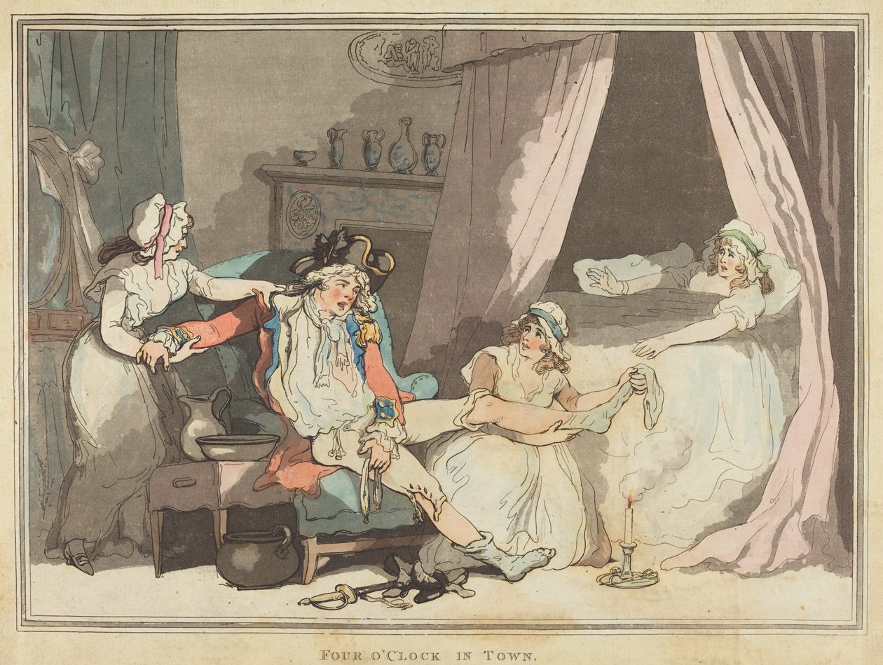 Négy órakor a városban alkotó: Thomas Rowlandson