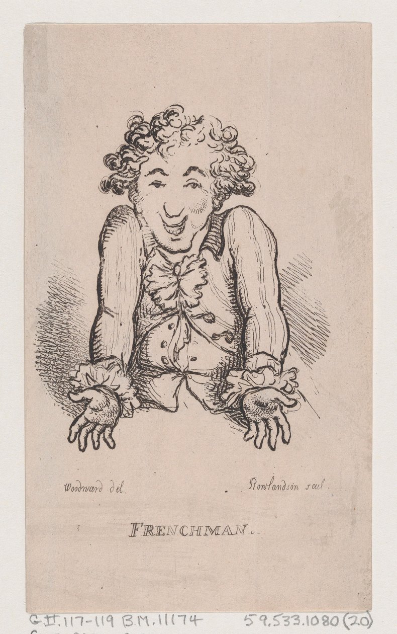 Francia, 1808. április, 1808. április. alkotó: Thomas Rowlandson