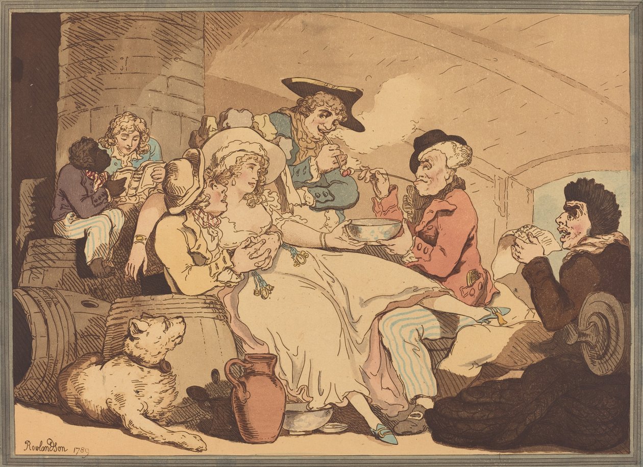 Grog a fedélzeten alkotó: Thomas Rowlandson